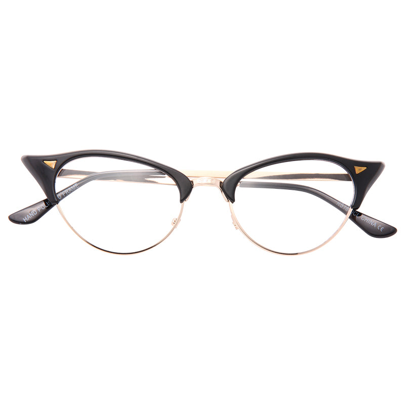 Edge Designer Inspired Sharp Point Transparent 90s Cat Eye Sunglasses –  CosmicEyewear