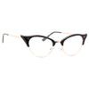 Enon Sharp Point Cat Eye Clear Glasses