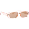 Serious Designer Inspired Oval Flat Top Sunglasses