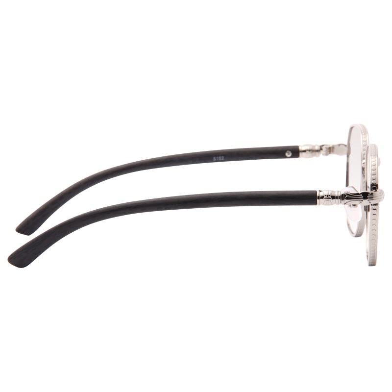 Hexagonal 2 Designer Inspired Lightly Tinted Clear Glasses