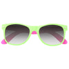 Kids Two Toned Plastic Horn Rimmed Sunglasses